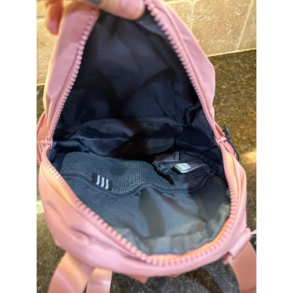 Adidas Linear 3 Mini Backpack Wonder Mauve Pink NWT